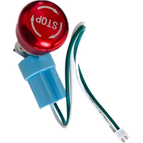 CNC Engraving Machine Accessories Emergency Stop Switch 16mm 1NO1NC STOP Push Button Switch for CNC3018PLUS Machine