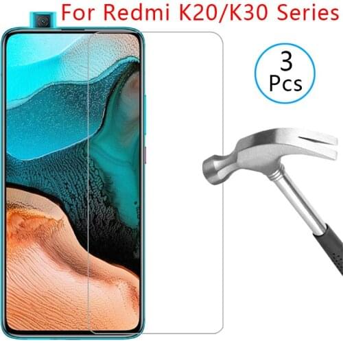 Case on redmi k20 k30 pro zoom k30i 5g cover tempered glass screen protector for xiaomi readmi k 20 30 protective phone coque 9h