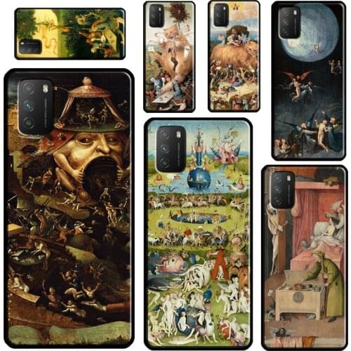 Hieronymus Bosch Art Painting For POCO X3 Pro F2 F3 M3 Case For Xiaomi Mi 11 Ultra Note 10 Lite Mi A3 9T 10T Pro Cover