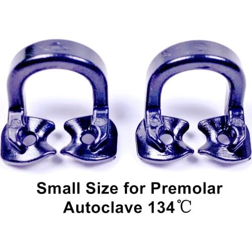 Black Small Rubber Dam Clamps Clip Dental Barrier Clips Soft Resin Premolar Teeth KerryStyle