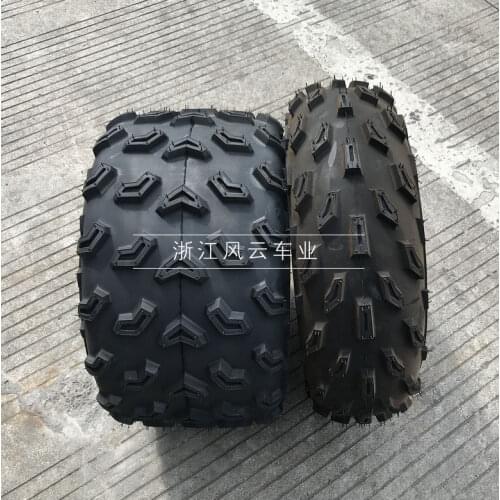 Four-wheeled Motorcycle Go-kart Accessories Front 20X7-10 Inch and Rear 19X10-9 Inch Vacuum Tires of Fox ATV