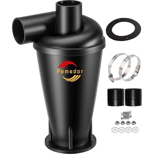Dust Cyclone Collection DIY Turbocharged Woodworking Filter Industrial Separator Collector Canister Vacuum Cleaning Flange Base