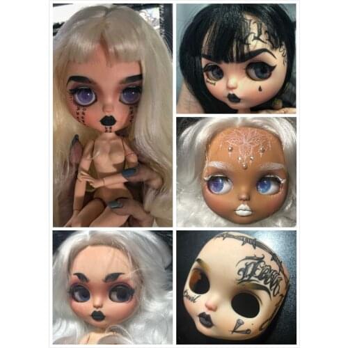 Customization doll Nude blyth doll cute doll selling doll and face plate
