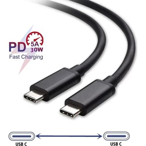 USB C to USB C fast Charging Dual Type C Cable for iPad Pro 0.25m/1m/2m Quick Charge Cable For Xiaomi 11 Redmi note 10 Pro K40