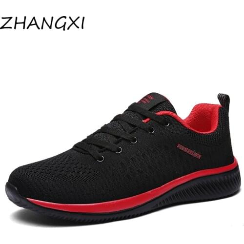 ZHANGXI Men Shoes Sneakers New Summer Mesh Breathable Mens Casual Shoes Women Sneakers Running Walking Gym Shoes Dropshipping
