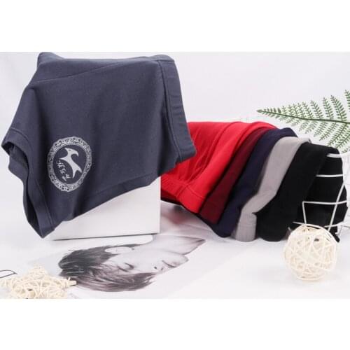 Men Underwear Boxer Briefs Breathable Modal Fiber Print Mens Boxer Shorts