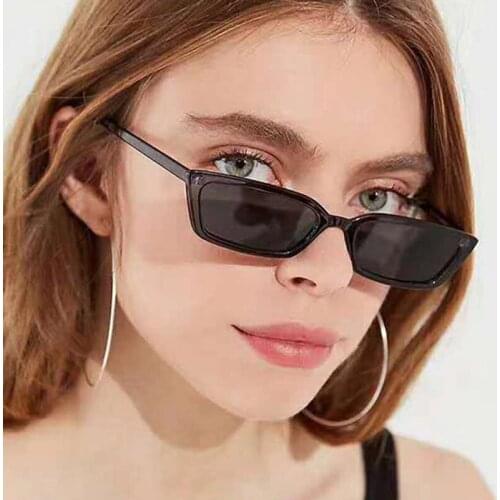Fashion Square Sunglasses Women Luxury Brand Designer Vintage Cat Eye Sunglasses Female Retro Full Frame Style