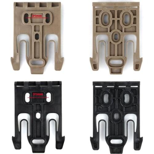 Hunting MOLLE Locking System 35-QL19 0305 QL19 Quick Lock Holster Fork BK/DE