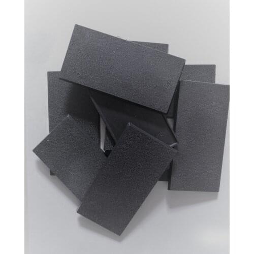 Lot Of 10PCS 50x100mm Rectangle Base For Miniature Wargames Table Games