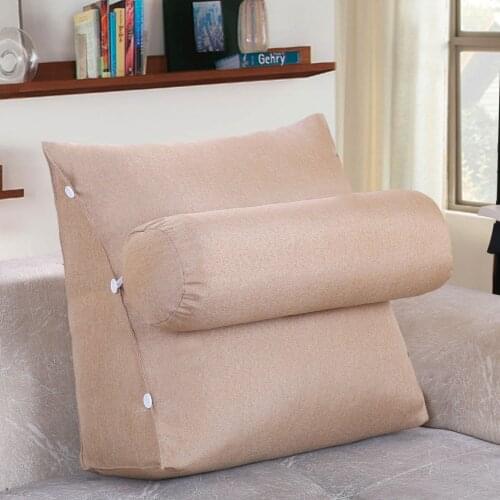 Reading Backrest Wedge Cushion Back Pillow Lumbar Pad Bed Office Chair Rest Pillow Back Support Pillow