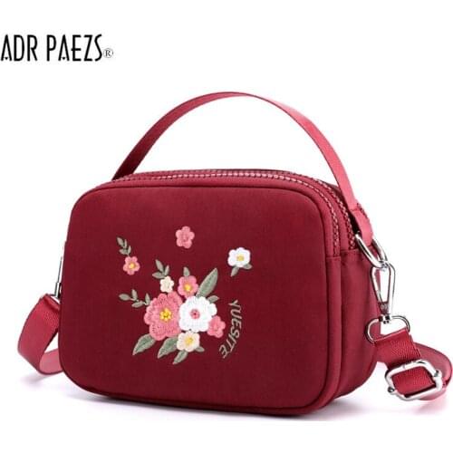 Cloth Shake 2020 Spring Summer Bag Hot Sale Crossbody Bag Waterproof Handbag Nylon Shoulder Bag Multi-layer Zipper Designer Bag