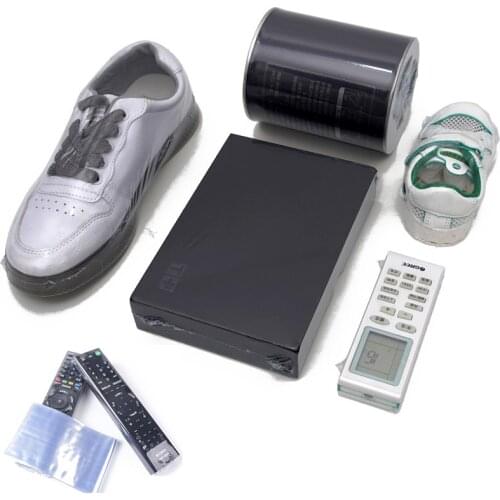 Heat Shrink Film Wrap Storage Bag Retail Seal Packing Bag Clear Plastic Polybag Gift Cosmetics Packaging Pouch 100pcs