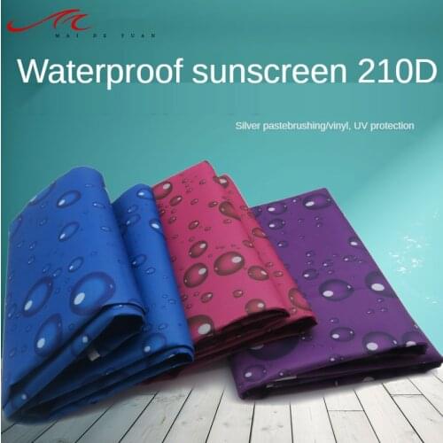 Thicken Waterproof Fabric for Tent By The Meter 210d Oxford Awning Ripstop Cloth Textile Outdoor Sewing Sunscreen Umbrella Diy