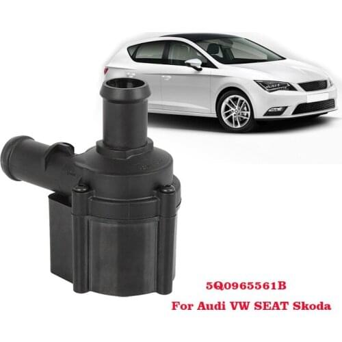 Auxiliary Coolant Water Pump 5Q0965561B Engine Water Pump for Audi VW SEAT Skoda 5Q0121599AD 5QD121599B L5Q0121599AD L5QD121599B