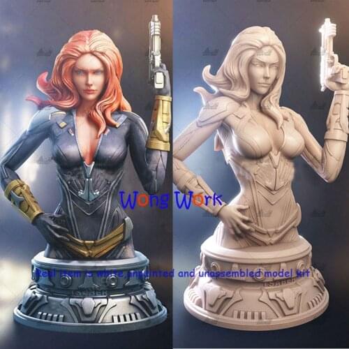 Wong Work Unpainted 1/6 Scale 20cmH 1/4 30cmH 3D Printing Unassembled Garage Kits GK Model Kit Figure Statue TTG-210628-5
