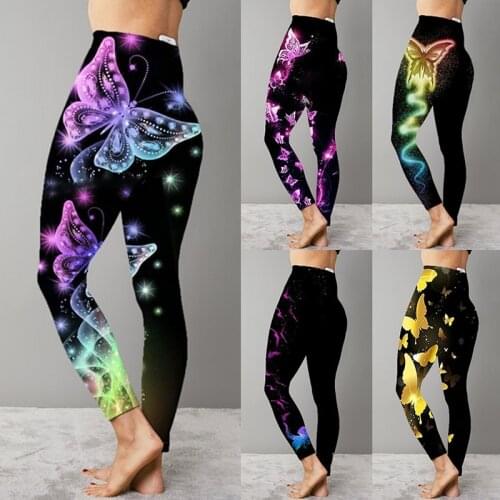 3D Print Womens Jeggings Workout Leggings For Fitness Gym High Waist Sport Running Skinny Pants Лосины Для Фитнеса Dropshipping