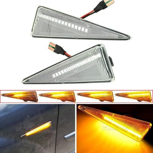 1Pair LED Dynamic Side Marker Turn Signal Light For Renault Espace MK4 Vel Satis Wind Avantime Megane 2 Scenic 2 Espace 4