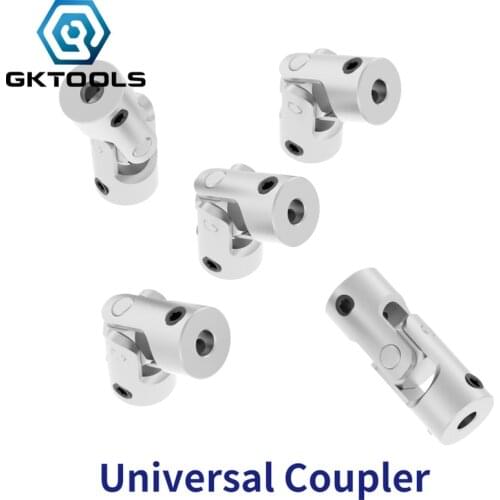 2/3/3.17/4/5/6/6.35/8/10mm Boat Car Shaft Coupler Motor Connector Metal Universal Joint Coupling