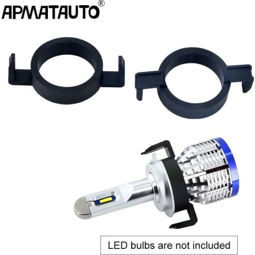 Apmatauto 2pcs H7 LED Clip Retainer Adapter Holder Headlight Bulb For Ford Mondeo For Peugeot 508 2008 3008 For Citroen