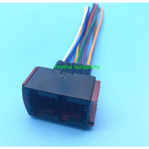 Free shipping 10 Pin auto car wire connector plug black waterproof connectors automotive AMP Tyco 4114013 1-962353-1