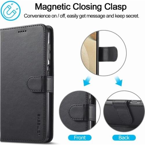 Cover Case For Samsung A12 Luxury Flip Magnetic Closure Stand Leather Wallet Bumper Phone Bag For Samsung Galaxy A 12 A12 Coque