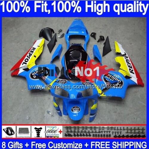 Injection For HONDA CBR600RR CBR 600RR 600F5 600CC 47MC.145 Repsol blue CBR600F5 CBR 600 CC CBR600 RR 2003 2004 F5 03 04 Fairing