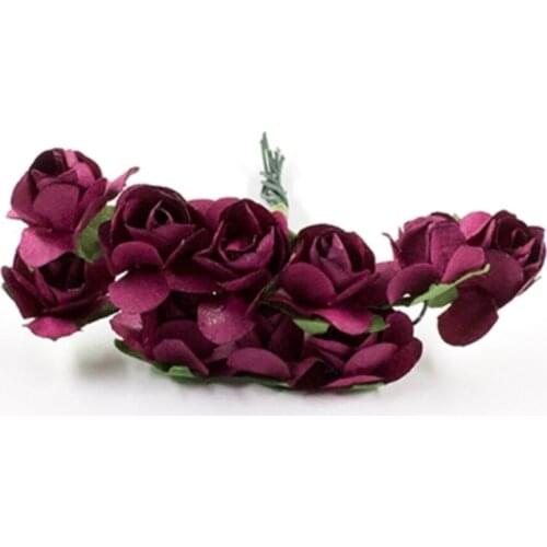 KAZIM ALIÇBordo Paper Rose 144 Pcs wedding Candy Decoration Material wedding bride mariage хна henna