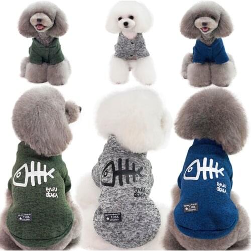 Classic Warm Dog Clothes Puppy Pet Cat Clothes Sweater Jacket Coat Winter Fashion Soft For Small Dogs Chihuahua