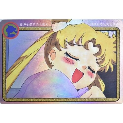 Sailor Moon Sailor Moon Gradient Refraction Color Flash Card Anime Card Single Card
