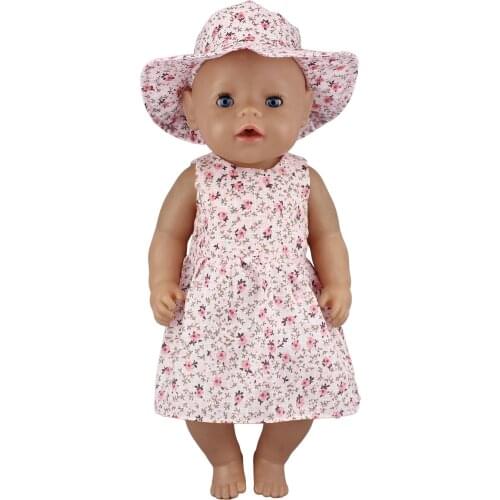 Fashion Lovely Dress For 17 Inch Baby Reborn Doll 43cm Clothes