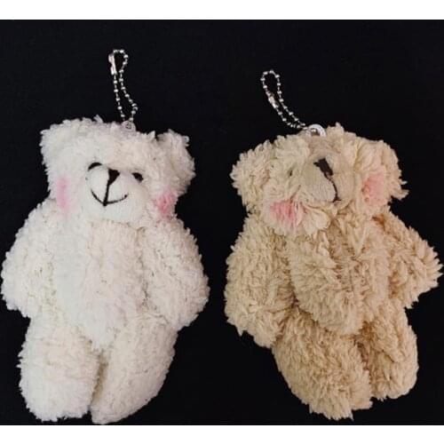 Stuffed Animals Plush Bear Pendant 4.3" Birthday Wedding Decorations Craft DIY Accessory Party Favors gift