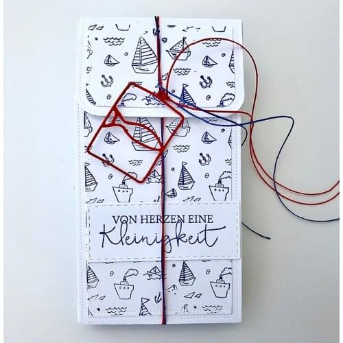 Fish Tag Set Metal Cutting Dies Stencils for DIY Scrapbooking Album Paper Card Decorative Craft Embossing Die Cuts