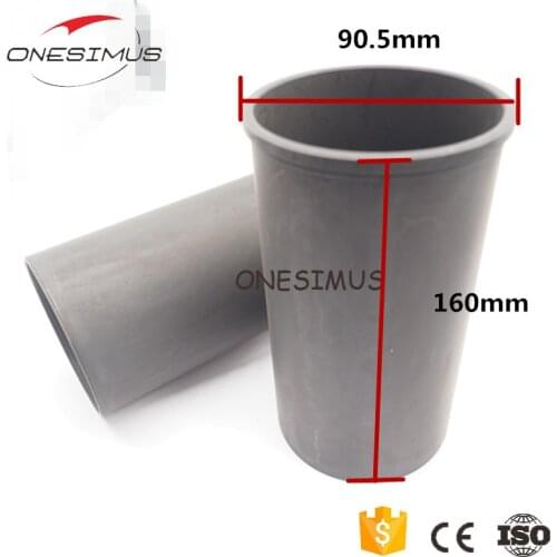 OEM 8-97176-728-0 4pcs STD Engine Cylinder Sleeve(Crankcase) Liner 84.5*90.5*160mm for isuzu 4HE1