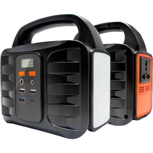 Portable solar power station/bank output 220v/110v DC/AC lithium 42000mAh for outdoor