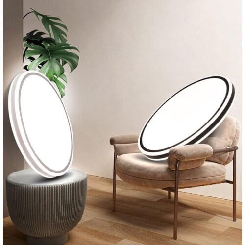 Nordic Modern 3 Color Selectable Ceiling Light 3CCT Dimmable Light Led Living Room Bedroom Deco Fixtures