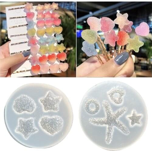 Hair Pin Decoration Silicone Mold is Suitable for Resin Epoxy Resin Diy Craft Box Jewelry Making Home Decoration