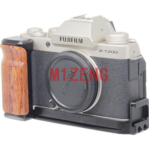 X-T200 Vertical Quick Release L Plate/Bracket Holder Grip for FUJIFILM Fuji XT200 camera RRS SUNWAYFOTO Markins tripod