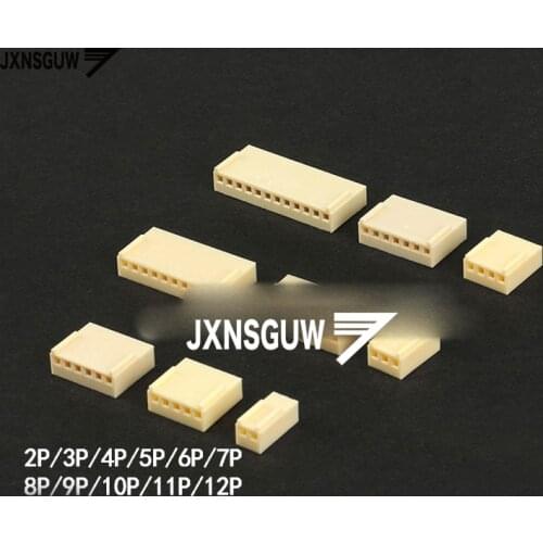 100PCS KF2510 connector 2.54mm plug rubber case 2P/3P/4P/5P/6P/7P/8P/9P/10P/11P/12P