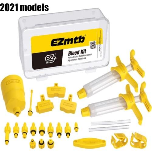 2021Universal Bicycle Hydraulic Disc Brake Oil Bleed kit For Shimano Magura Hope Tektro Sram Avid Mula Hayes Bike Brake Set meal