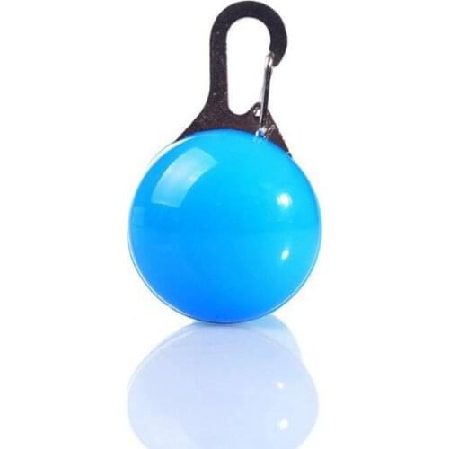 250 Pcs/Lot Wholesale LED Safety Light for Pet Collar Dog Cat Night Walking Flashing Buckle High Vis 7 Colors SN3660