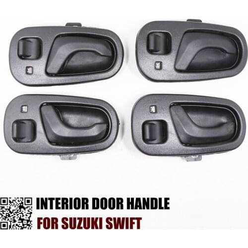 4PCS INTERIOR INNER DOOR HANDLE FOR SUZUKI SWIFT GEO METRO 1992-1995