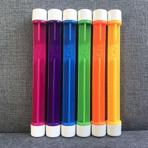 6 Pcs Colorful Swimming Pool Diving Stick Toy Sinking Underwater Fun Toys Dive H8WC