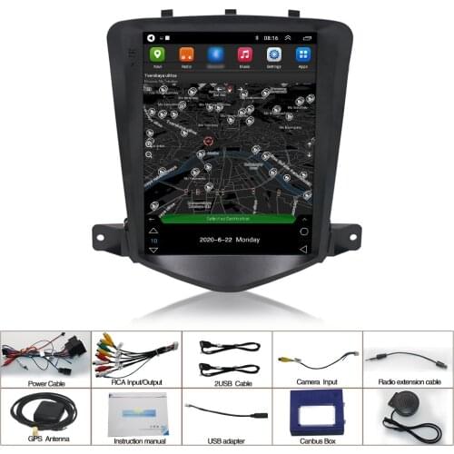 For Chevrolet Cruze 2009-2045 Car Radio 9.7 Inch Multimedia Player GPS Navigation Android 10.1 Parts Parts