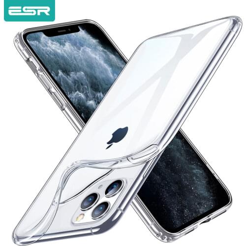 ESR Phone Case for iPhone SE 2020 X XS XR 11 Pro Max Soft TPU Clear Bumper Transparent Cover for iPhone 11Pro 8 7 Plus 6 6s Case