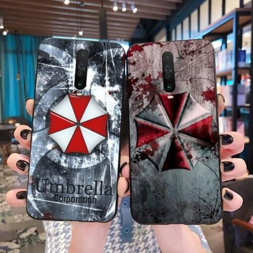 Umbrella company theme pattern TPU Soft Silicone Phone Case Cover for Redmi Note 8 8A 8T 7 6 6A 5 5A 4 4X 4A Go Pro