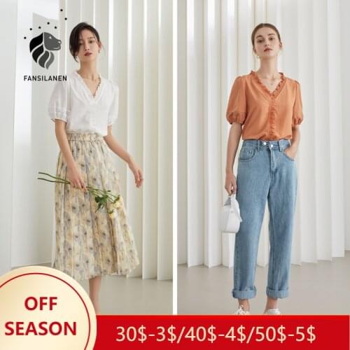 Женская одежда FANSILANEN China At AliExpress