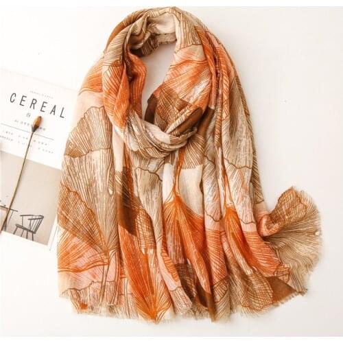 Floral Print Viscose Cotton Women Scarf Fringes Hijab Shawl Fashion Muslim Hijabs Soft Turban 10pcs/lot