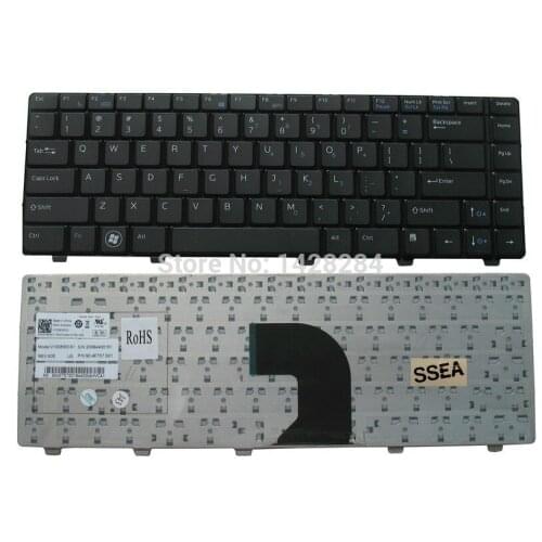 SSEA New laptop US black Keyboard For DELL Vostro 3300 3400 3500 V3300 Free Shipping