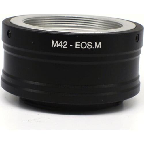 Camera lens Adapter Ring for M42 42mm Screw Mount Lens to Canon EOS EF-M Mount Mirrorless Body M1 M2 M3 M5 M6 M10 M50 M100