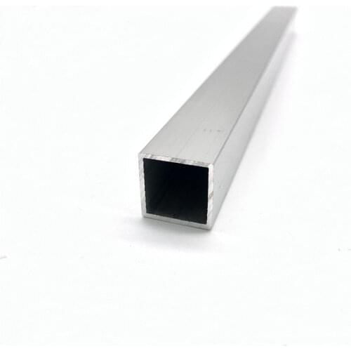 15mm*15mm*1mm square tube aluminum alloy hollow pipe rectangle straight duct vessel 100/200/300/400/500/550mm length
